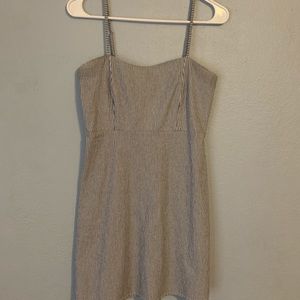 Brandy Melville blue and white striped dress!